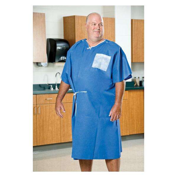 Gown Exam AmpleWear 3X Large 40 in x 50 in Blue 25/Ca